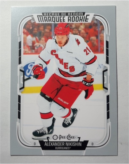 2025-26 O-Pee-Chee #549 Alexander Nikishin Marquee Rookie — front