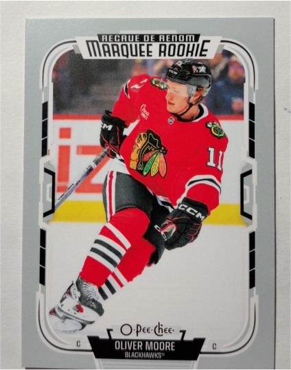 2025-26 O-Pee-Chee #558 Oliver Moore — front