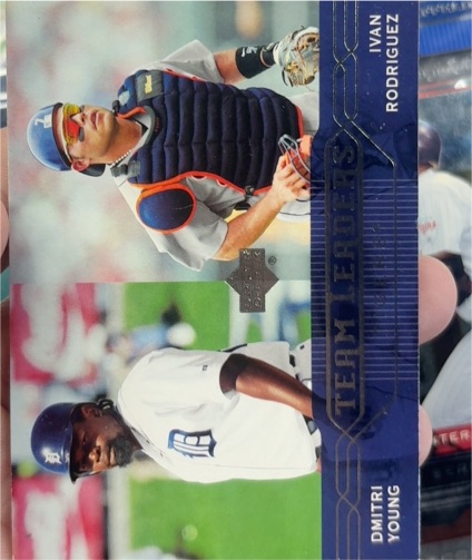 2005 Upper Deck #271 Dmitri Young / Ivan Rodriguez — front