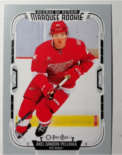 2025-26 O-Pee-Chee #585 Axel Sandin-Pellikka — front
