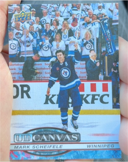 2025-26 Upper Deck Series 2 UD Canvas #C-145 Mark Scheifele — front
