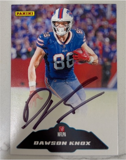 2023 Panini Donruss #28 Dawson Knox — front