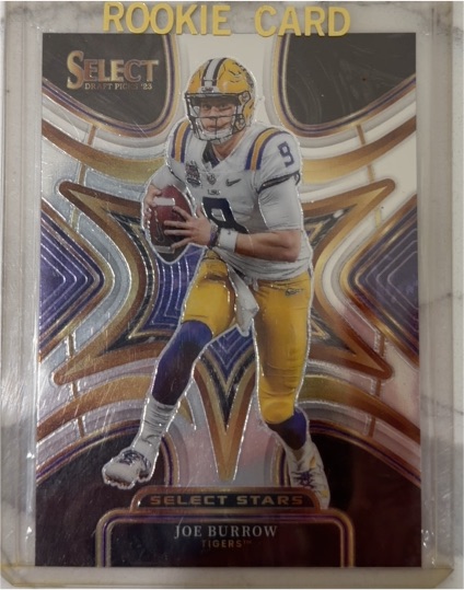 2023 Panini Select Draft Picks #SS-JB Joe Burrow Select Stars — front