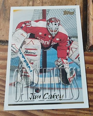 1995-96 Topps #210 Jim Carey — front