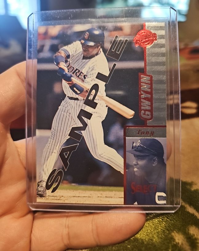 1997 Select #3 Tony Gwynn Sample — front