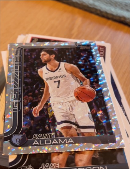 2025-26 Topps Basketball #187 Santi Aldama — front