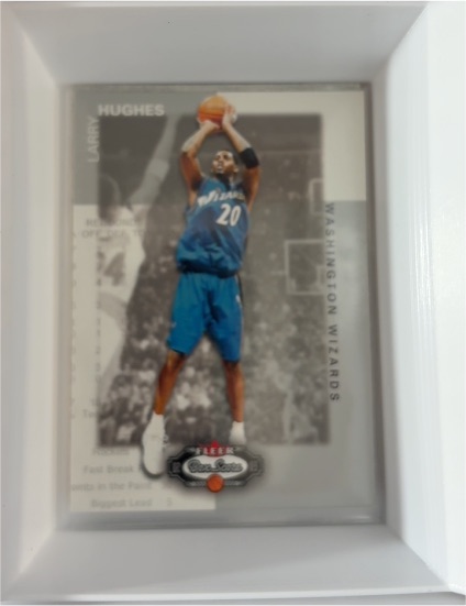 2002-03 Fleer Glass #89 Larry Hughes — front