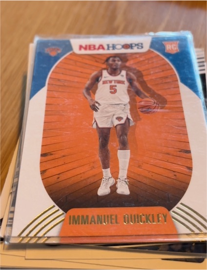 2020-21 Panini NBA Hoops #249 Immanuel Quickley Rookie Card — front