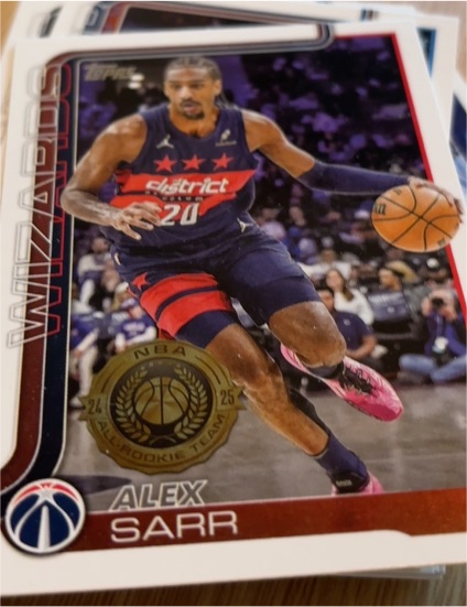 2025-26 Topps #96 Alex Sarr — front