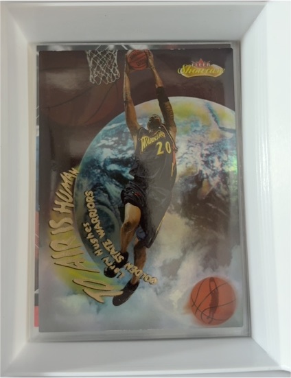 2001 Fleer Showcase To Air Is Human #6TA Larry Hughes — front
