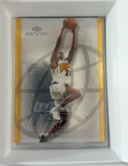 2000-01 Upper Deck MVP #WJ8 Larry Hughes World Jam — front