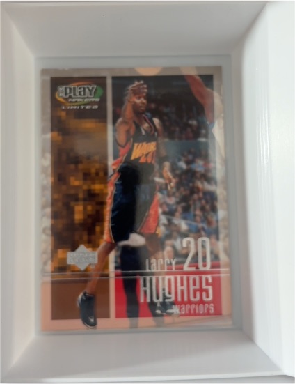 2001-02 Upper Deck Playmakers #20 Larry Hughes — front