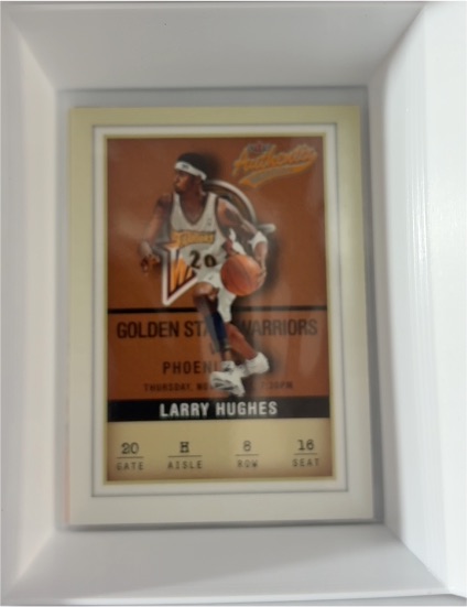 2001-02 Fleer Authentix #8 Larry Hughes — front