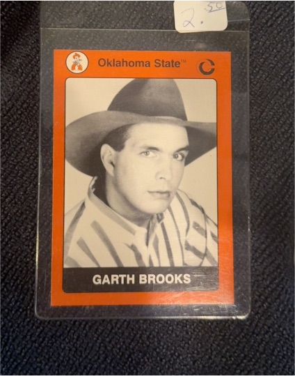 1991 Collegiate Collection #87 Garth Brooks Oklahoma State Cowboys — front