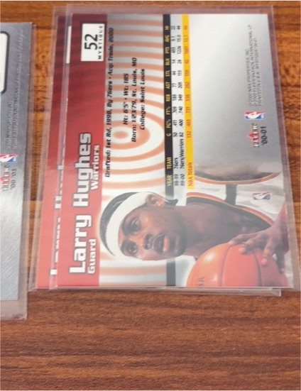 2003 Fleer #52 Larry Hughes — front