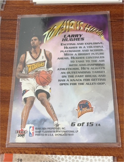 2000-01 Fleer Premium Skilled Artists #6SA Larry Hughes — front