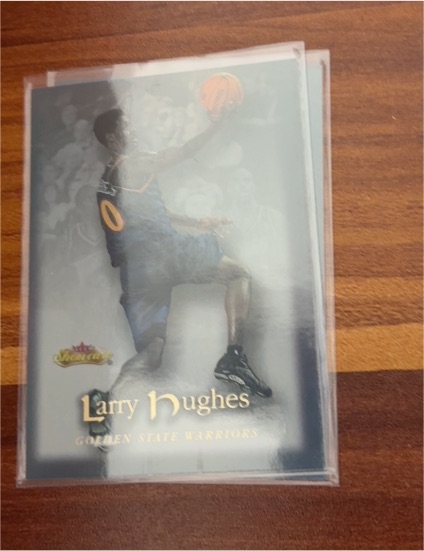 2000-01 Fleer Showcase #3 Larry Hughes — front