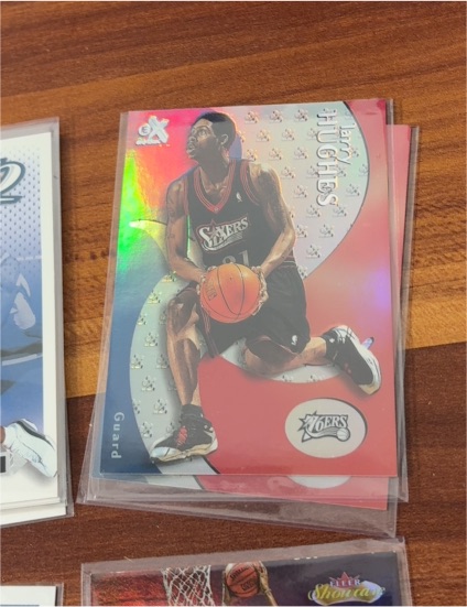 2000 Skybox eX #34 Larry Hughes — front