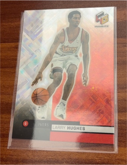 1999-00 Upper Deck HoloGrFX #42 Larry Hughes — front