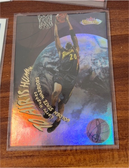 2000-01 Fleer Showcase To Air Is Human #6TA Larry Hughes — front