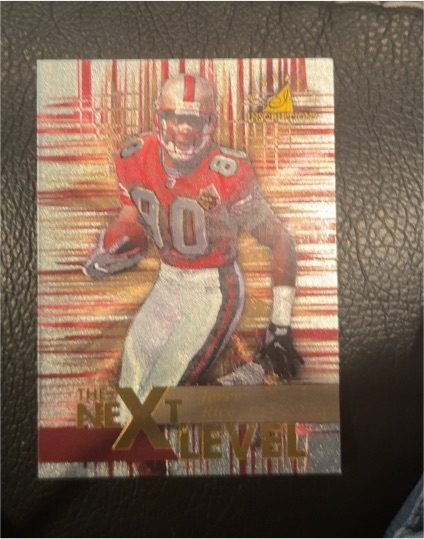 1997 Pinnacle Inscriptions The Next Level #44 Jerry Rice — front