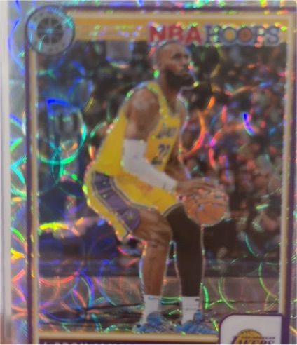 2019-20 Panini NBA Hoops Premium Stock #87 LeBron James — front
