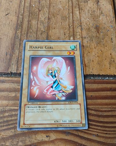 2002 Yu-Gi-Oh! Rise of Destiny #RDS-EN004 Harpie Girl — front
