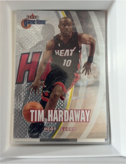 2000-01 Fleer Game Time #17 Tim Hardaway — front