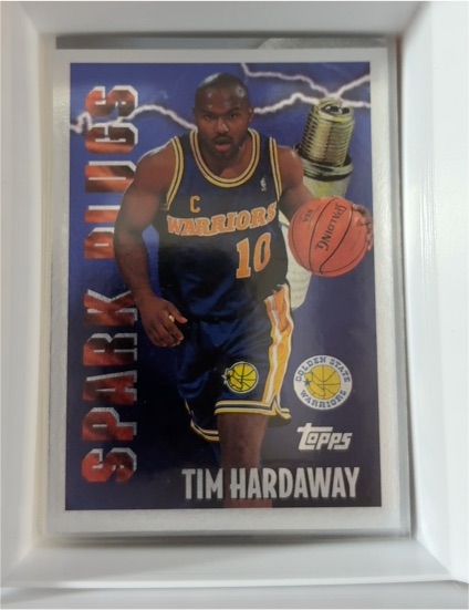 1995-96 Topps Spark Plugs #SP8 Tim Hardaway — front