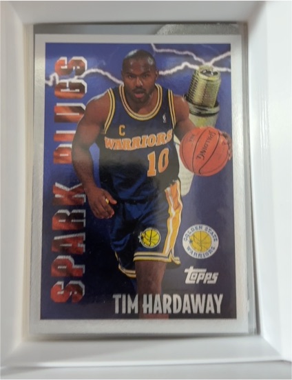 1995-96 Topps Spark Plugs #SP8 Tim Hardaway — front