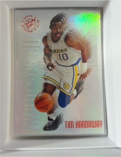1995-96 Topps Stadium Club Warp Speed #WS6 Tim Hardaway — front