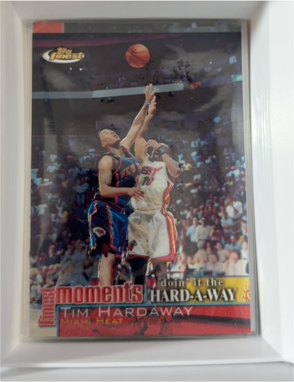 2000-01 Topps Finest Finest Moments #FM-TH Tim Hardaway — front