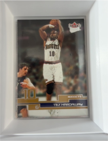 1996 Fleer #10 Tim Hardaway — front