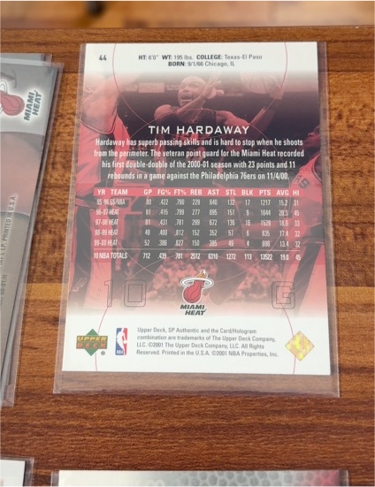 2000 Upper Deck #44 Tim Hardaway — front