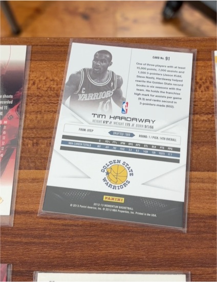 2013-14 Panini Momentum Basketball #91 Tim Hardaway — front