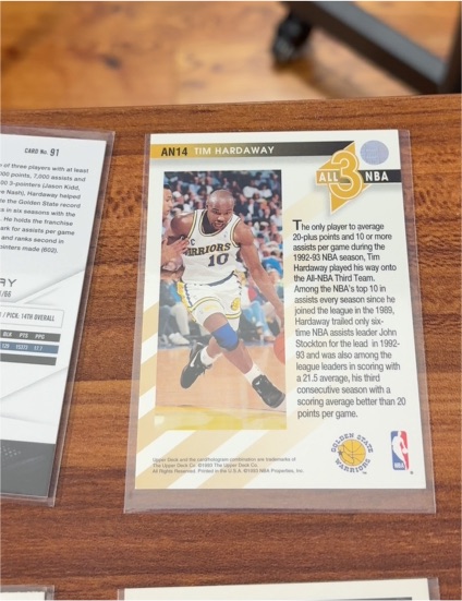 1993-94 Upper Deck All-NBA #AN14 Tim Hardaway — front