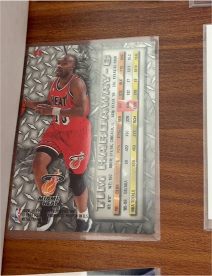 1996-97 Fleer Metal #62 Tim Hardaway — front