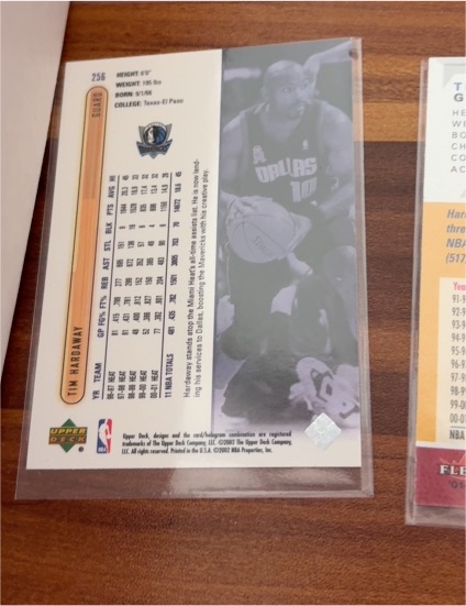 1996 Upper Deck #256 Tim Hardaway — front
