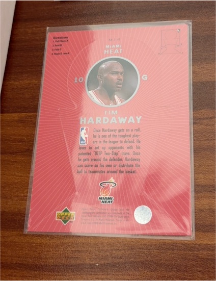 1997-98 Upper Deck Game Dated #66 Tim Hardaway Miami Heat #10-G — front