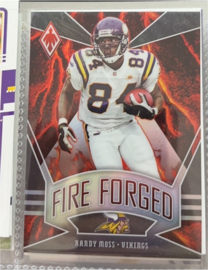 2020 Panini Phoenix Fire Forged #8 Randy Moss — front