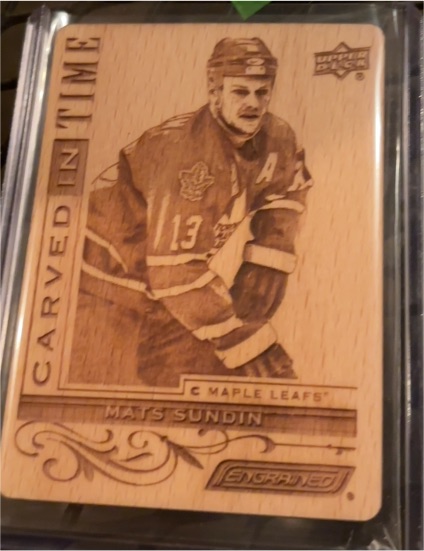 2024-25 Upper Deck Engrained Carved In Time #CT-13 Mats Sundin — front