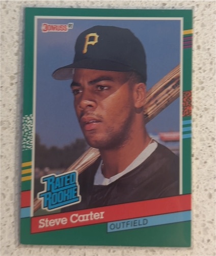 1991 Donruss #418 Steve Carter — front