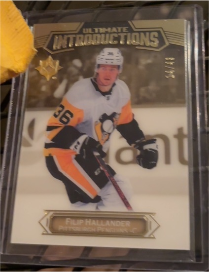 2022-23 Upper Deck Ultimate Collection Introductions #UI-73 Filip Hallander — front