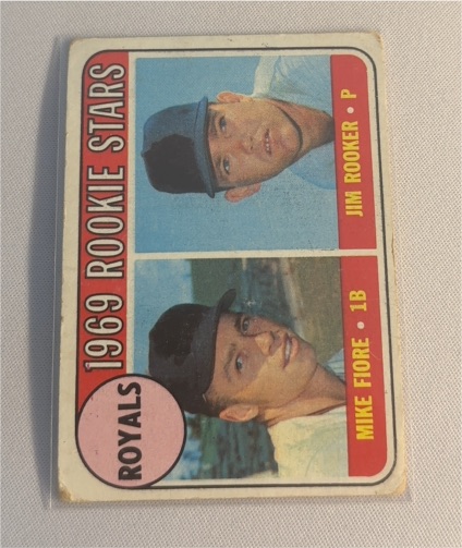1969 Topps #376 Royals Rookie Stars Jim Rooker, Mike Fiore — front