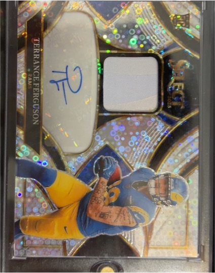 2025 Panini Select #RSMP-TFN Terrance Ferguson Rookie Patch Auto — front
