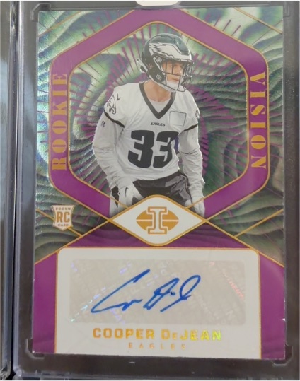 2024 Panini Illusions Rookie Vision Signatures #RVS-CDN Cooper DeJean — front