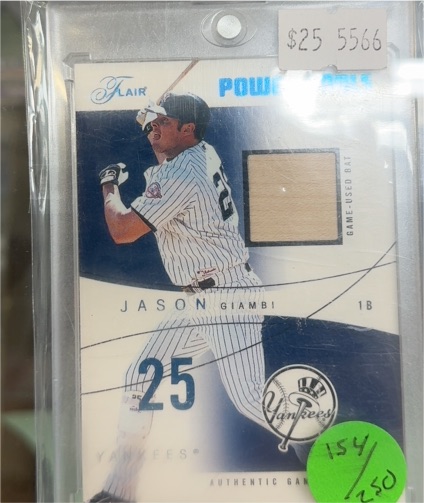 2004 Flair Power Tools #PT-JG Jason Giambi — front