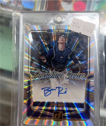 2024 Panini Donruss Signature Series #SS-BR Ben Rice — front