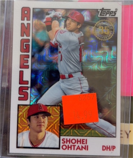2019 Topps Chrome #T84-17 Shohei Ohtani — front