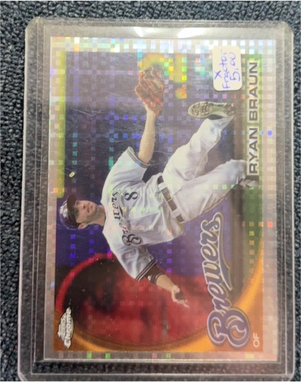 2010 Topps Chrome #137 Ryan Braun — front